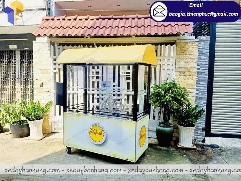 hình ảnh xe cá viên chiên bằng inox