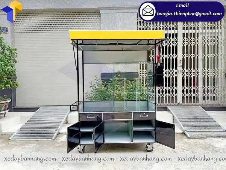 mẫu xe bán xiên que tự chọn  đẹp