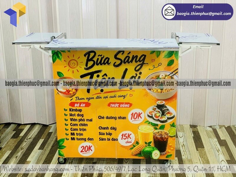 quầy bán bữa sáng di động quầy bán bữa sáng di động