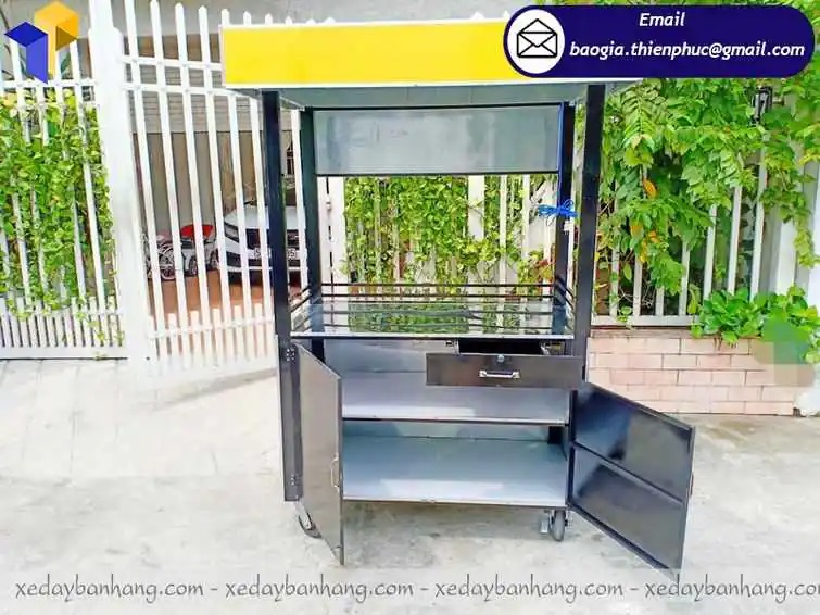 tủ bán đồ ăn vặt bằng inox giá rẻ