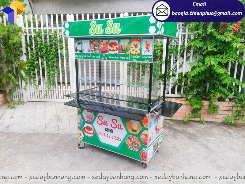 Quầy inox bán thức ăn nhanh ở nha trang