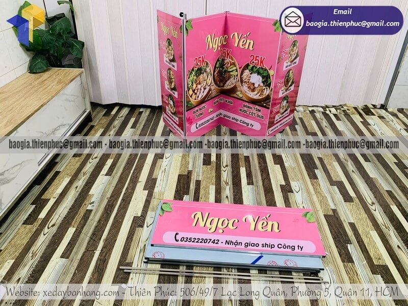 đặt làm quầy bán hàng di động
